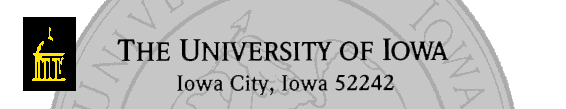 THE UNIVERSITY OF IOWA 